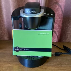 KEUTIG K-CUP K40/K45 ELITE BREWER SINGLE CUP BREWING SYSTEM BLACK EUC